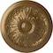 Ekena Millwork Vienna Ceiling Medallion (Fits Canopies up to 3 1/4"), Hand-Painted Pale Gold, 16 7/8"OD x 5/8"P CM17VIPAS - alternate 1